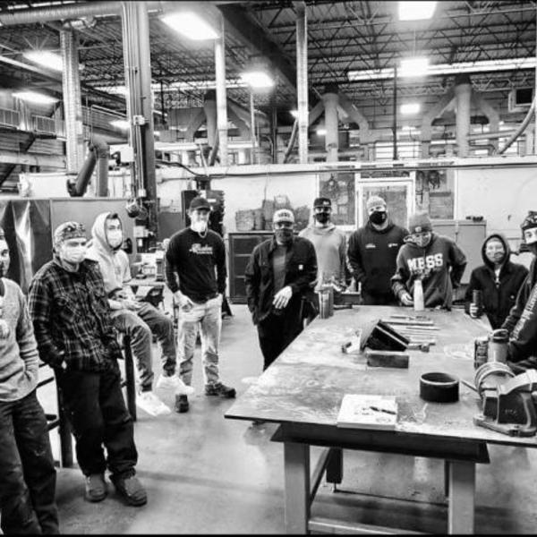 Group of VIU Welding students