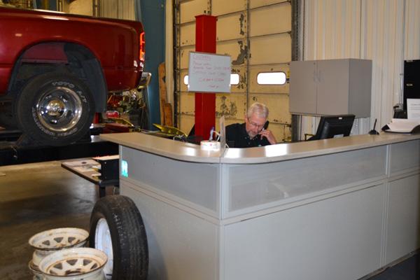 Fully operational customer service area