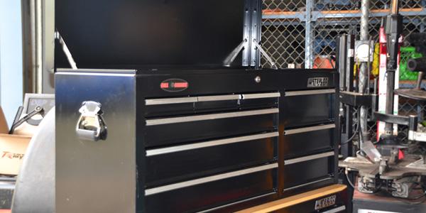 Toolbox for basic hand tools you will need for the program.